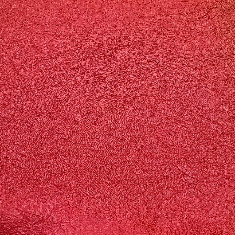 Handmade Tank Top Silky Satin Texture Red